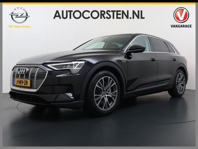Audi e-tron 55 Quattro 408PK Edition 95kWh Leder+Verwarmd Trekhaak Elek.Achterklep Navi Ecc Lmv 20" Cruise Control Privacy Glas Led SOH 87% Isofix DAB Bluetooth Lane Assist Virtual Cockpit 1.800KG Trekhaak Origineel Nederlandse Auto