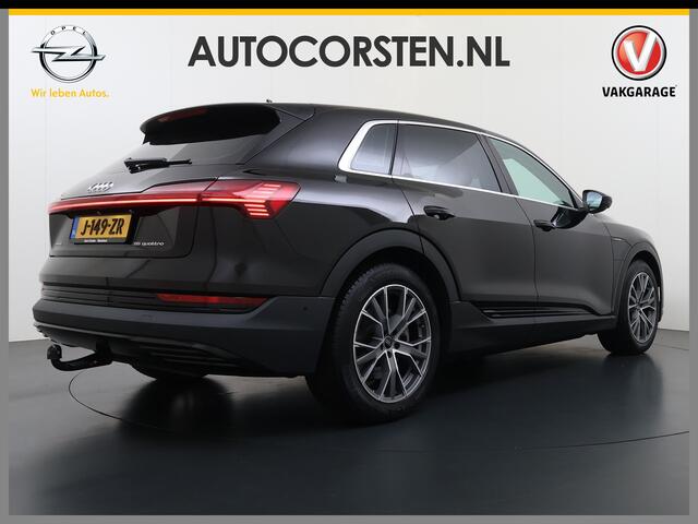 Audi e-tron 55 Quattro 408PK Edition 95kWh Leder+Verwarmd Trekhaak Elek.Achterklep Navi Ecc Lmv 20" Cruise Control Privacy Glas Led SOH 87% Isofix DAB Bluetooth Lane Assist Virtual Cockpit 1.800KG Trekhaak Origineel Nederlandse Auto