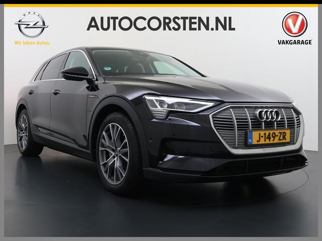 Audi e-tron 55 Quattro 408PK Edition 95kWh Leder+Verwarmd Trekhaak Elek.Achterklep Navi Ecc Lmv 20" Cruise Control Privacy Glas Led SOH 87% Isofix DAB Bluetooth Lane Assist Virtual Cockpit 1.800KG Trekhaak Origineel Nederlandse Auto