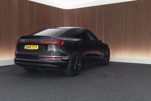 Audi e-tron Sportback 55 quattro 408pk S edition 95 kWh Leder Camera B&O Stoelverwarming Cameraspiegels HUD 2x S-Line