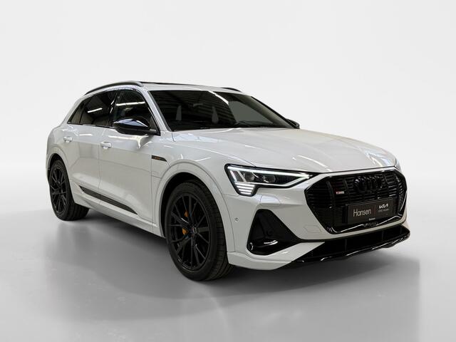 Audi e-tron 50 quattro S-Line 71 kWh I Black Edition I Panoramadak I Stoelverwarming I Memory I Adaptive Cruise I 360 Camera I Dodehoekdetectie I