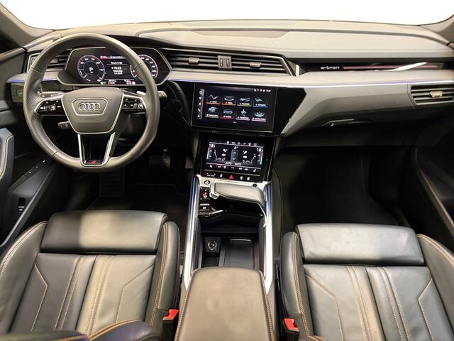 Audi e-tron 50 quattro S-Line 71 kWh I Black Edition I Panoramadak I Stoelverwarming I Memory I Adaptive Cruise I 360 Camera I Dodehoekdetectie I