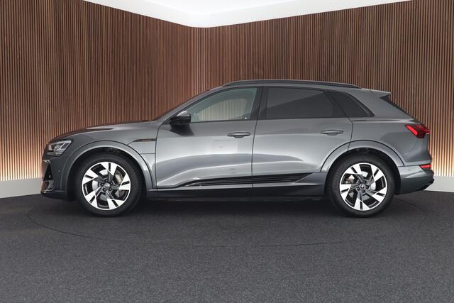 Audi e-tron 55 quattro 408pk S edition 95 kWh Trekhaak 360Camera Leder Memory Stoelverwarming Virtual Cockpit Navigatie