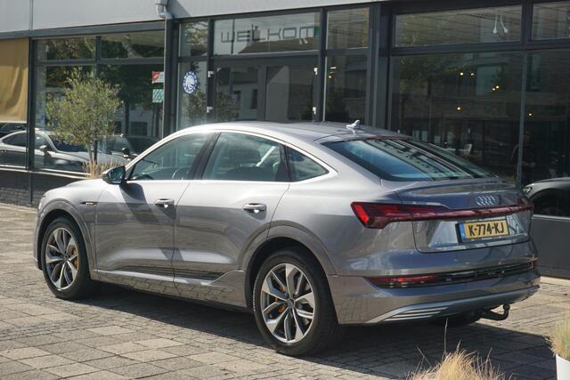 Audi e-tron Sportback 55 quattro Business edition Plus 95 kWh | trekhaak | PANO | 91% soh | luchtvering