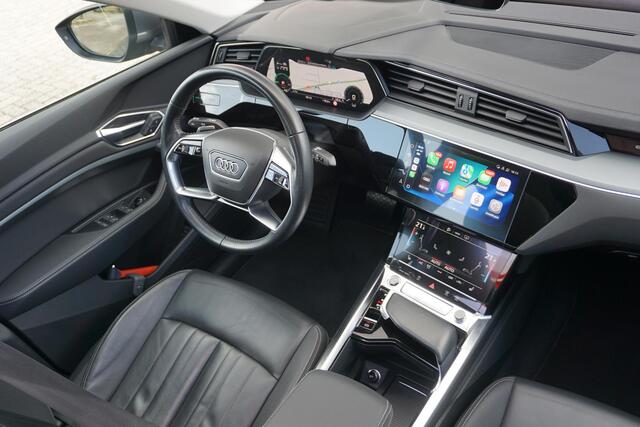 Audi e-tron Sportback 55 quattro Business edition Plus 95 kWh | trekhaak | PANO | 91% soh | luchtvering
