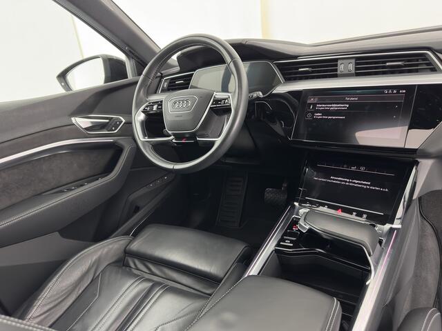 Audi e-tron 55 quattro S edition 95 kWh [3-Fase-11kW] {SoH-92%} (INCL-BTW) *PANO | LEATHER | BANG&OLUFSEN | ADAPTIVE-CRUISE | MEMORY-PACK | FULL-LED | DIGI-COCKPIT | KEYLESS | TOPVIEW | HEATED-SPORTSEATS | DAB+ | AMBIENT-LIGHT | 21''ALU*