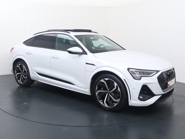Audi e-tron Sportback S quattro 95 kWh | 503 PK | SoH 100% | Trekhaak | Panoramadak | Top View 360° | Head-up display | Luchtvering |