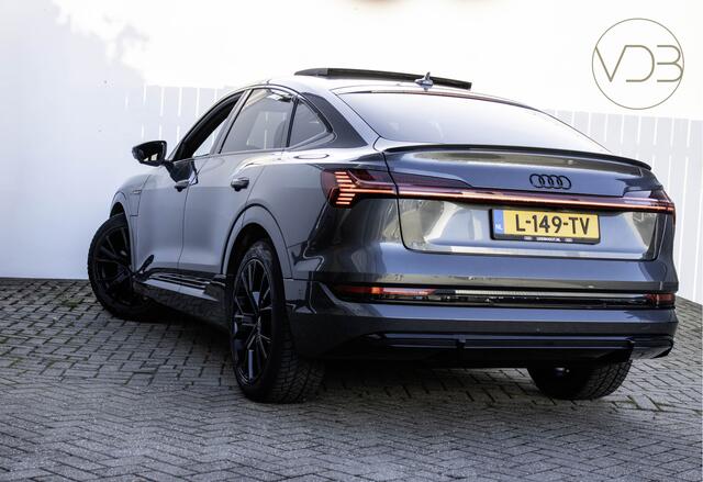 Audi e-tron Sportback 55 SOH 91,6% S-Line PANO LEER TREKHAAK 360GR Origineel NL