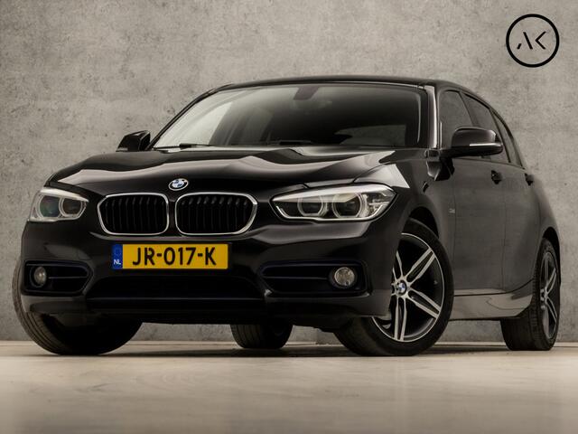 BMW 1-SERIE 118i Sportline Automaat (NAVIGATIE, CLIMATE, M SPORT STUUR, GETINT GLAS, SPORTSTOELEN, PARKEERSENSOREN, CRUISE, LED KOPLAMPEN, TREKHAAK, NIEUWE APK, NIEUWSTAAT)