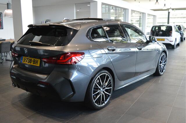 BMW 1-SERIE 118i M-Sport navi leer pano camera cruise 19 inch 140 pk !!