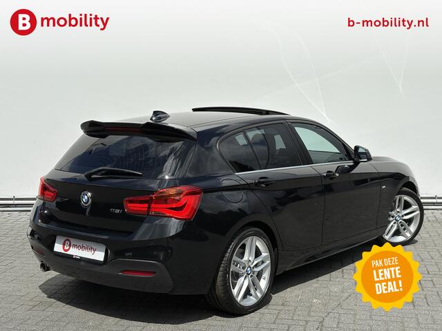 BMW 1-SERIE 118i High Executive M-Sport Schuif/Kanteldak Apple CarPlay | Hifi | DAB Audio | Leer | LED Koplampen