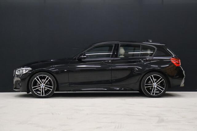 BMW 1-SERIE 118i M Sport [M-PAKKET, GROOT NAVIGATIE, CAMERA, VOL LEDER, STOELVERWARMING, PDC V+A, CRUISECONTROL, LED, CLIMATE CONTROL, NIEUWSTAAT]
