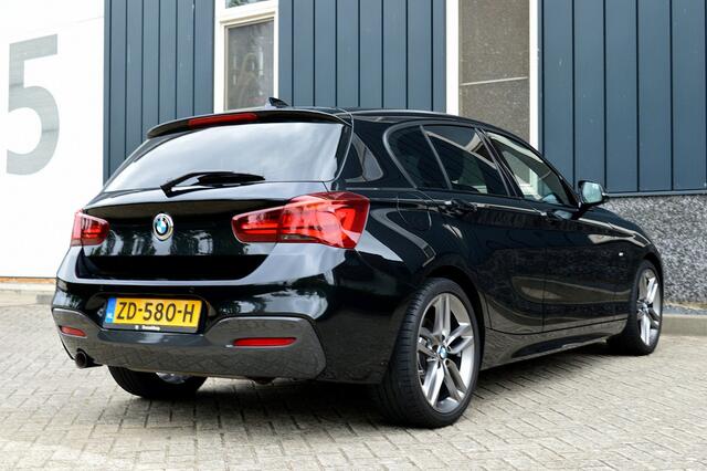 BMW 1-SERIE 118i Edition M Sport Shadow High Executive Rijklaarprijs-Garantie Leder Led Navigatie Airco Apple Carplay
