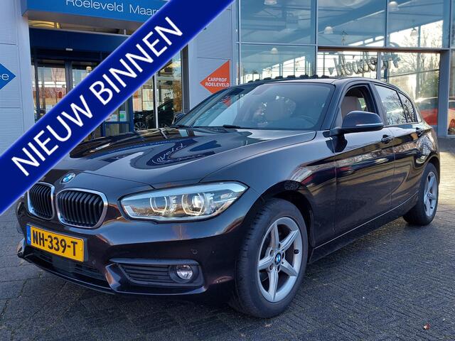 BMW 1-SERIE 118i 136pk Automaat High Executive 5-Deurs | Origineel NL | Navi | Clima | Adap.Cruise | Harman-Kardon | Schuifdak | Leder+Sportstoel+Stoelverwarming | Led Koplampen | Pdc V+A+Camera | 16''lm
