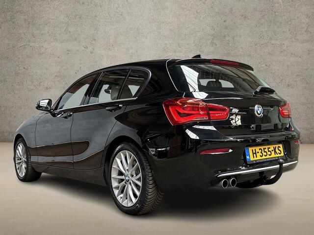BMW 1-SERIE 120i Sport Line Shadow High Executive 184Pk Automaat (SCHUIFDAK, GROOT NAVI, DEALER ONDERHOUDEN, MEMORY SEATS, LEDER, STUUR/STOELVERWARMING, PARKEERSENSOREN, TREKHAAK, NIEUWSTAAT)