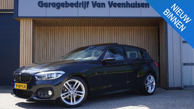 BMW 1-SERIE 118i 136PK M Sport Shadow Line 5Drs Schuif/Kanteldak 18inch LM LED Navi Stoelverwarming 98673km!
