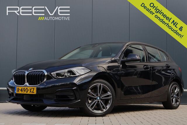 BMW 1-SERIE 116i Sportline Automaat | Sportstoelen | Half Leer | Live Cockpit Professional | Adaptive Cruise | Sfeerverlichting | Parkeersensoren | Carplay | Groot Navi