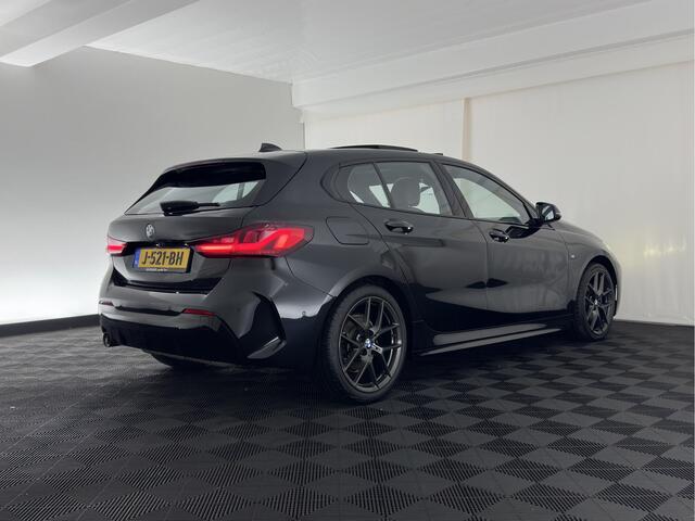 BMW 1-SERIE 118i High Executive Edition (INCL-BTW) Aut.*M-SPORT-CUPSEATS | PANO | FULL-LED | DIGI-COCKPIT | HIFI-SOUND | CAMERA | NAVI-FULLMAP | AMBIENTLIGHT | PRIVACY-GLASS | ECC | CARBON-INLAY | PDC | CRUISE | 18''ALU*