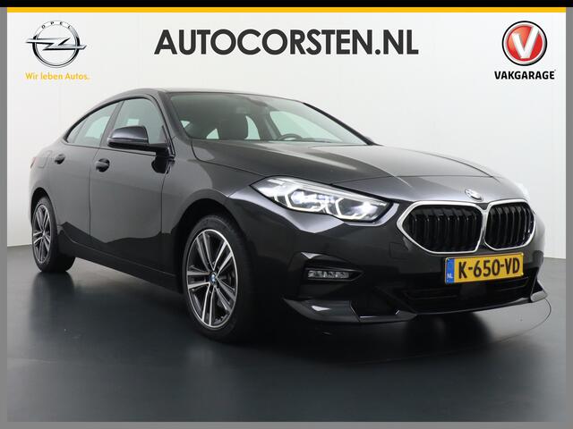 BMW 2-SERIE Gran Coupé 218I AUT-7 High Executive Sportst.+Leer+Stuur+Verwarmd Apple Carplay Camera Android Navi Sport line Live Cockpit Professional Plus Ecc Cruise Control Pdc Adap.Led Carbon-delen DAB Regen- en lichtsensor Speed Limit Info Connected services EURO6 