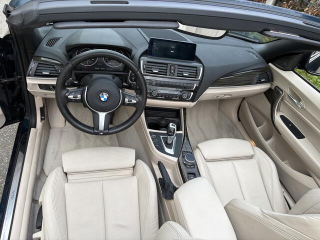 BMW 2-SERIE Cabrio 220i High Executive / AUTOMAAT / NAVI / HARMAN KARDON / LEER / LUXURY / 1E EIGENAAR