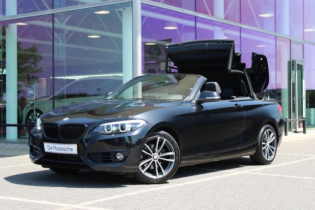 BMW 2-SERIE Cabrio 218i High Executive Sport Line Automaat / Sportstoelen / LED / Navigatie Professional / Stoelverwarming