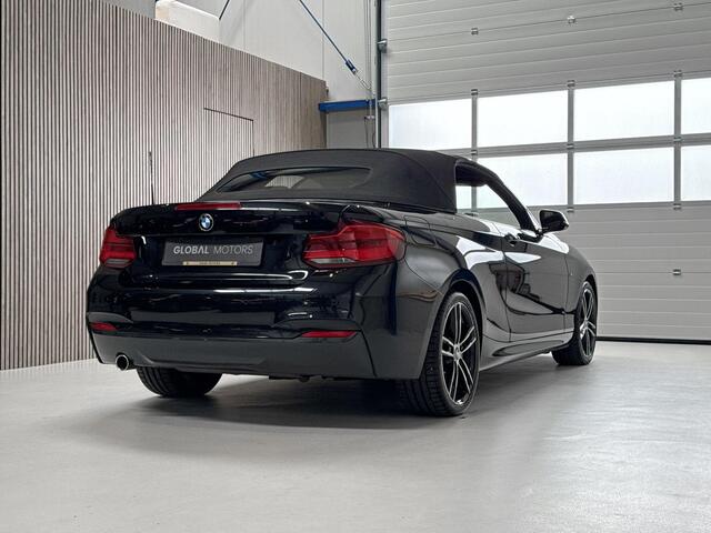 BMW 2-SERIE Cabrio 218i High Executive M PAKKET - NL AUTO - STOELVERWARMING - NAVI PROF. - PARKEERSENSOREN - AUTOMAAT