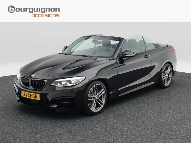 BMW 2-SERIE Cabrio M240i 340 Pk xDrive High Executive | Stoelverwarming | Harman Kardon | Camera | Leer | 18 Inch | 82.153Km !!