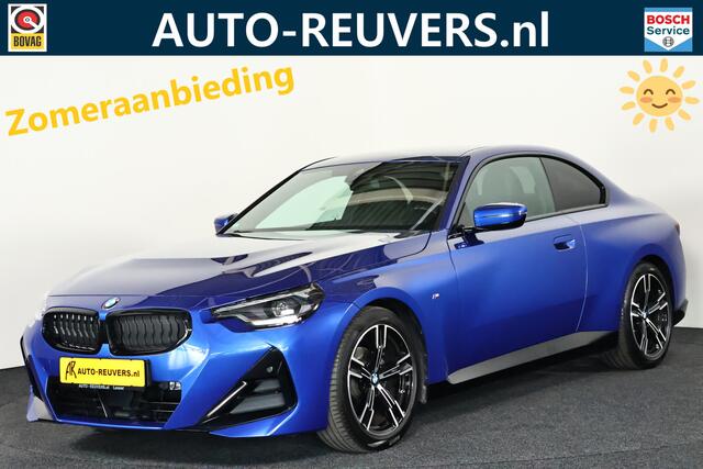 BMW 2-SERIE Coupé 218i M-Sport / LED / HUD / Navi / CarPlay / Portimao Blauw