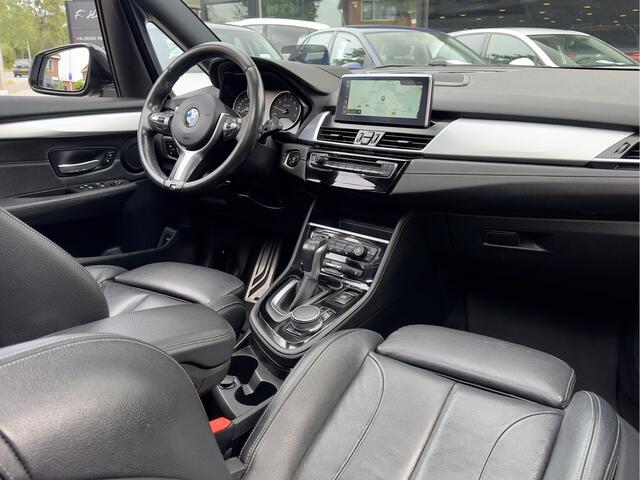 BMW 2-SERIE GRAN TOURER 218i AUT6B 7PERS HIGH EXECUTIVE M-PAKKET PANODAK LEDER NAVI AIRCO HEAD-UPP LED LMV PDC