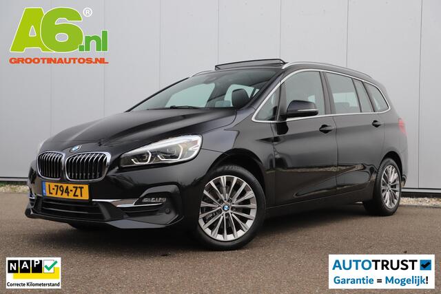 BMW 2-SERIE GRAN TOURER 218i 7p. High Executive Edition Automaat Panoramadak Leder Sportstoelen 7 Persoons Navigatie Carplay Achteruitrijcamera Stoelverwarming HUD