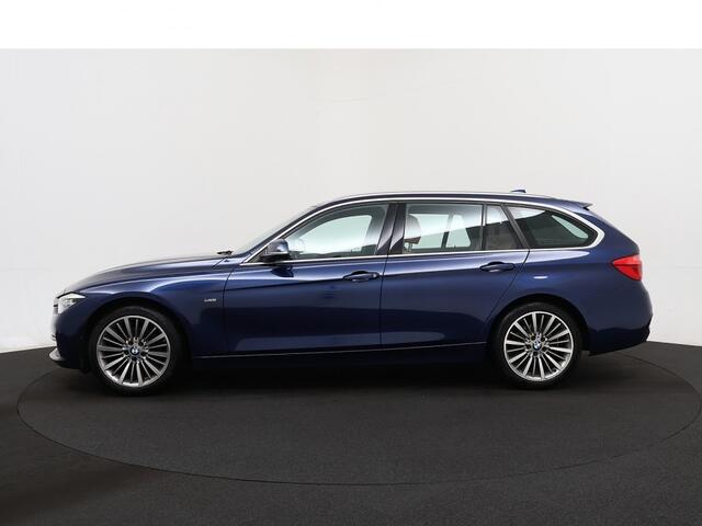 BMW 3-SERIE Touring 318i Luxury Edition, automaat, full options, leder, navigatie, blauw metallic