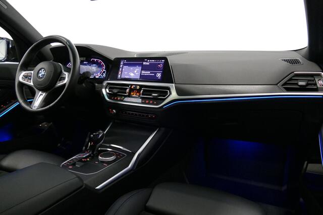 BMW 3-SERIE 330e M-Sport / M340i Diffuser / Black Diamond M Grill / M340i M Sport bumper pakket / BMW Laserlight / Schuif-/kanteldak / Head-up Display / Stoelverwarming / Apple Carplay - Android Auto / Keyless / M onderstel / Sportstoelen / Dodehoek detectie / Stuurw