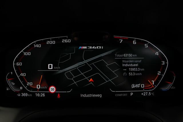BMW 3-SERIE Touring M340i xDrive High Executive |M-pakket|pano|HUD|Harman&Kardon|memory|360 camera|Laser LED|blind spot|Apple Carplay|digital cockpit|elektrische trekhaak|19"|