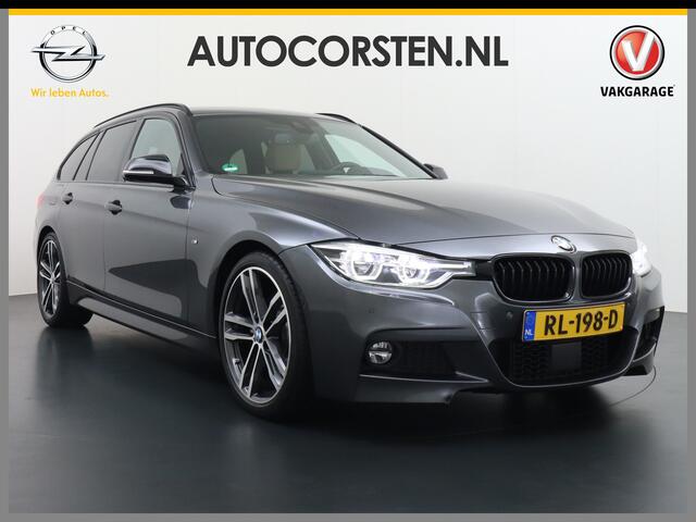 BMW 3-SERIE Touring 330i AUT-8 M-Sport Pack Leder+Memory Harman&Kardon® Audio Adap.Cruise Apple Carplay Head-Up Navi 19" Virtual CockpitCamera Ecc High Executive Lmv Stoelverwarming DAB Elek.Achterklep Zwarte-Hemel Adaptieve Led Wifi Surround Camera Origineel Nederl