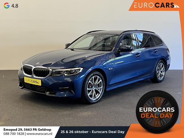 BMW 3-SERIE Touring 320e Sportline Aut-8 Panoramadak HUD Laser Licht Adaptive Cruise Trekhaak Leder Navi PDC VA