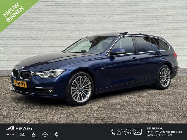 BMW 3-SERIE Touring Edition M Sport Shadow High Executive / Pano / Trekhaak / Lederen Bekleding / Stoeverwarming / Elektrische Achterklep / Navi / Cruise / Clima /