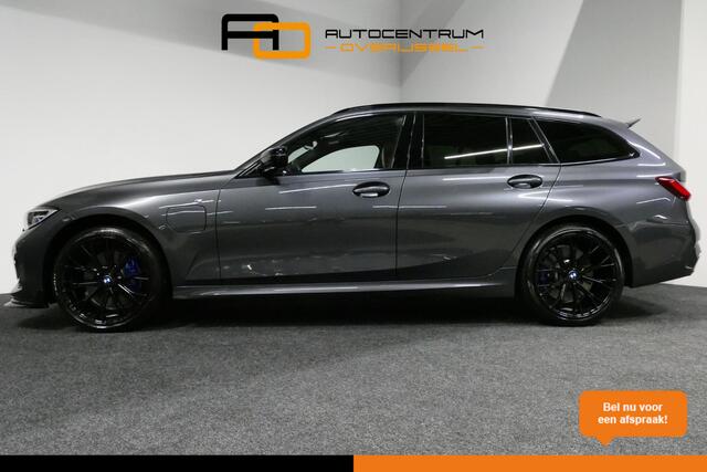 BMW 3-SERIE Touring 330e xDrive M Sport / M340i Diffuser / Black Diamond M Grill / M340i M Sport bumper pakket / Schuif-/kanteldak / Elektr. verstelbare voorstoelen (links met memory) / Stoelverwarming / Apple Carplay - Android Auto / Achteruitrijcamera / Trekhaak (z