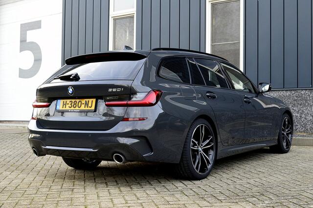 BMW 3-SERIE Touring 320i M-Sport Rijklaarprijs-Garantie Leder Interieur Apple carplay Led Trekhaak 19 Inch