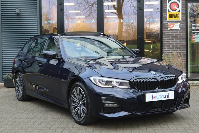BMW 3-SERIE Touring 330e M-Sport Shadow Line Pano/Laser LED/Leder/360/Keyless/Head-up/ACC/Dodehoek