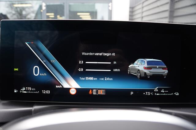 BMW 3-SERIE Touring 320e - M SPORT - LEDER - TREKHAAK - PANODAK - SHADOW LINE -