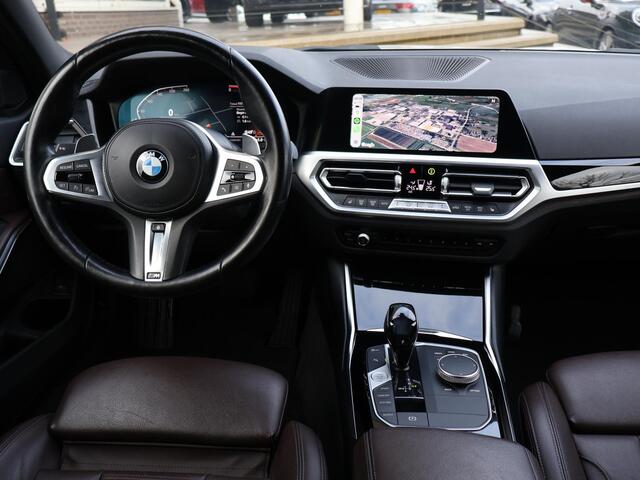 BMW 3-SERIE Touring 320d HIGH EXECUTIVE SPORTLINE 190 PK AUT. *ALPINWEISS* + ELEK. TREKHAAK | LASER LED | 18 INCH | STOEL/STUURWIELVERW.