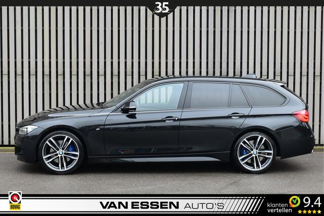 BMW 3-SERIE Touring 318i M Sport Automaat Leder Trekhaak Navi Stoelverw. H&K Head-Up NL-Auto!