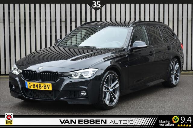 BMW 3-SERIE Touring 318i M Sport Automaat Leder Trekhaak Navi Stoelverw. H&K Head-Up NL-Auto!