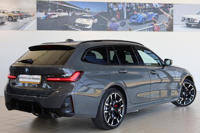 BMW 3-SERIE Touring 330e M Sportpakket Pro | Panoramadak | Elektr. Trekhaak | BMW Individual Dravit Grau Metallic