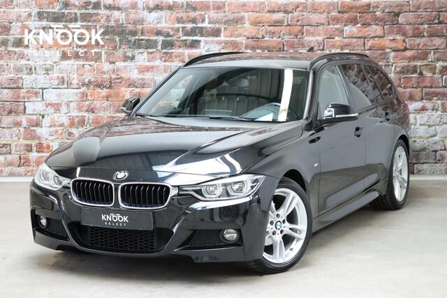 BMW 3-SERIE Touring 320i High Executive M Sport Pakket Automaat / Navigatiesysteem Professional / Trekhaak / Leder / Parkeersensoren / LED-koplampen / Stoelverwarming / Hifi / 18 Inch / Extra Getint Glas / Climate Control / Shadow Line
