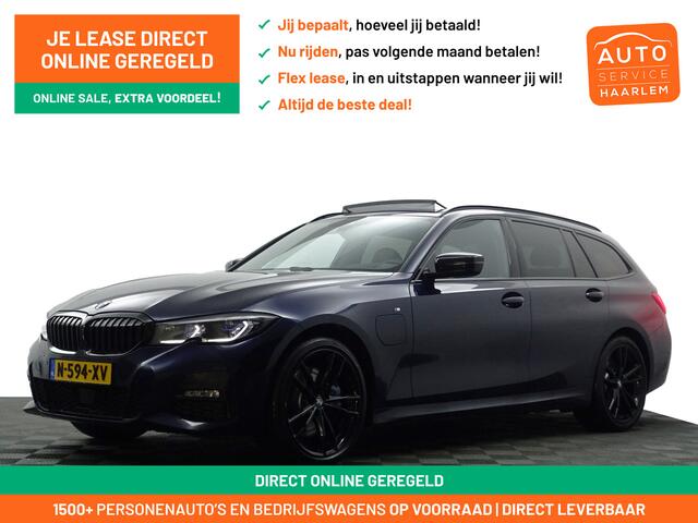 BMW 3-SERIE Touring 330e M Sport Shadowline Aut- Panoramadak, Laser Led, Head Up, Elek Trekhaak, Dealer Onderhouden, Carbon