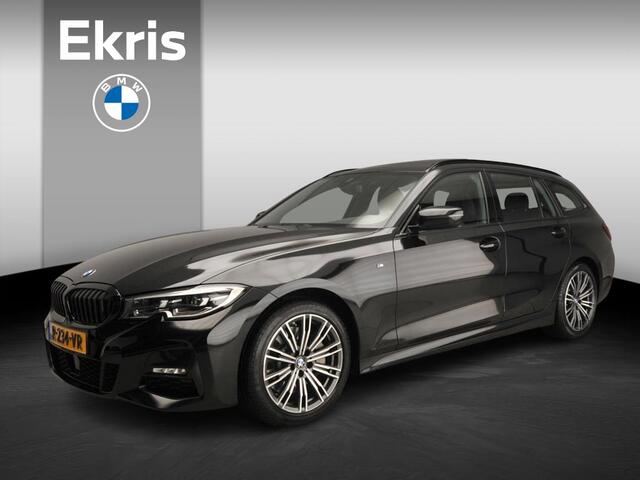 BMW 3-SERIE Touring 330i xDrive M-Sportpakket | LED | Leder | Navigatie | Active cruise | Schuifdak | Trekhaak | DAB | Hifi speakers | Alu 18 inch