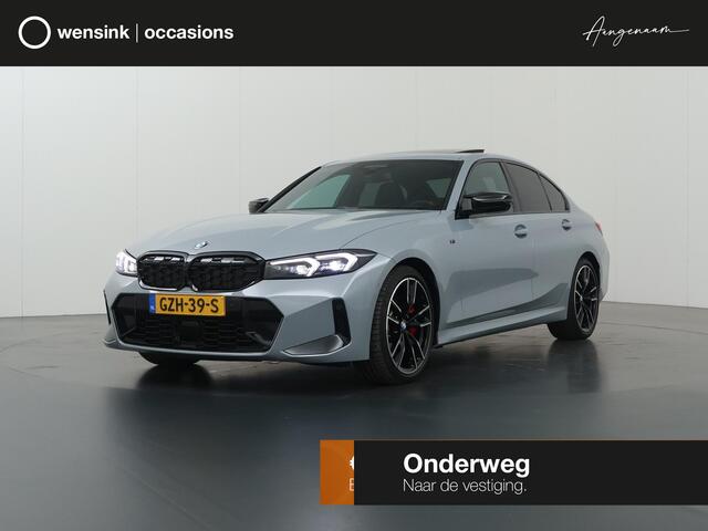 BMW 3-SERIE M340d xDrive | M-Pakket Pro | NL Auto | Schuif/Kanteldak | M-Sport Sportstoelen | Lederen Interieur | Curved Display | 360 Camera | Adaptieve Cruise Control | Ele. verstelbare stoelen + Geheugen | Harman/Kardon |