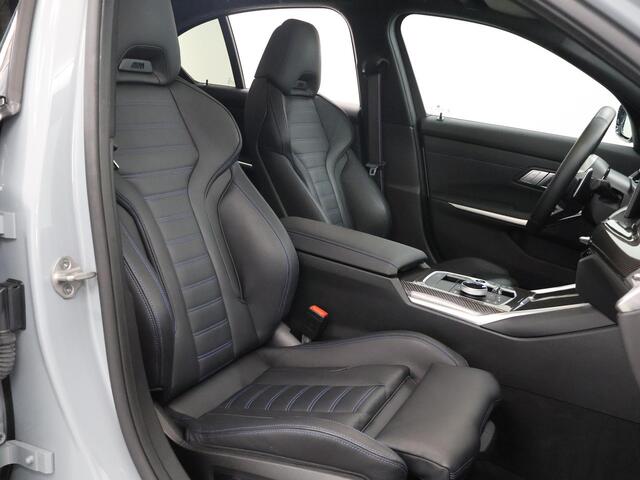 BMW 3-SERIE M340d xDrive | M-Pakket Pro | NL Auto | Schuif/Kanteldak | M-Sport Sportstoelen | Lederen Interieur | Curved Display | 360 Camera | Adaptieve Cruise Control | Ele. verstelbare stoelen + Geheugen | Harman/Kardon |