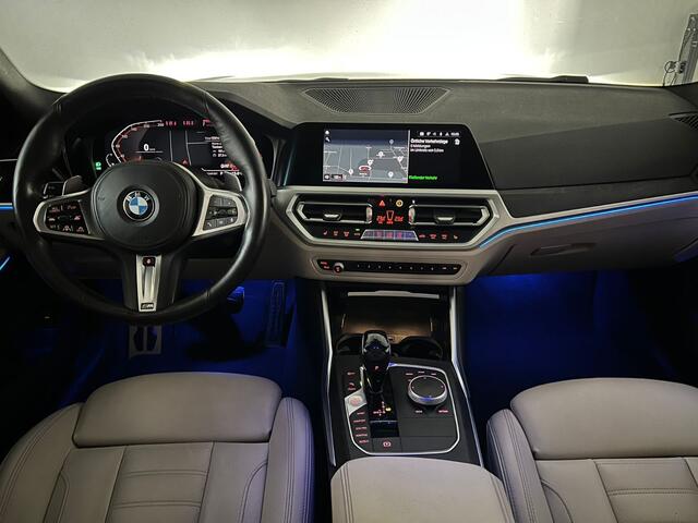 BMW 3-SERIE Touring 330i xDrive M-SPORT ** LED, BEIGE LEDER, PANORAMA, NAVI+, ACC, 19-INCH LMV ** 1e EIG - slechts 55.887km. ** ** INFORMEER OOK NAAR ONZE AANTREKKELIJKE FINANCIAL-LEASE TARIEVEN **